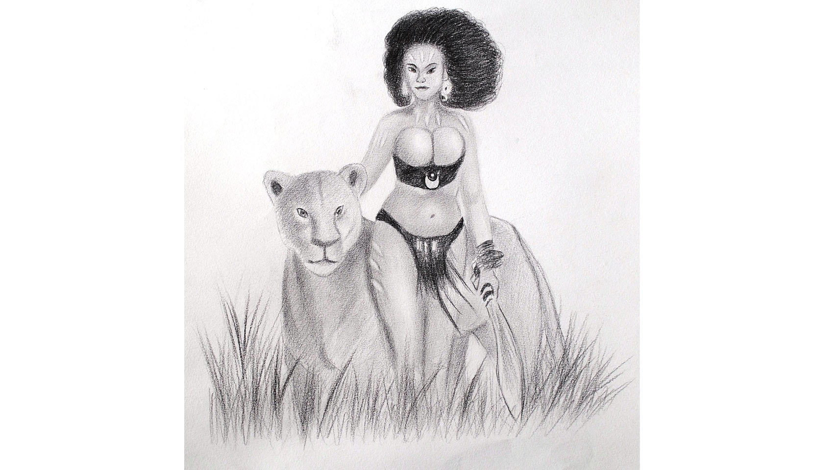 La selva. Representación de África, la mujer y la selva.