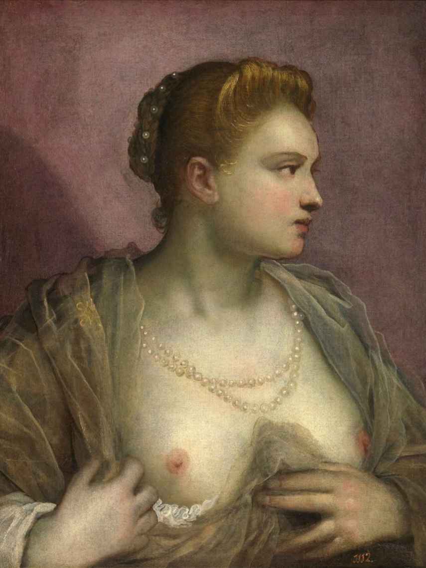 La prostituta pintada por Tintoretto, en el Museo del Prado.