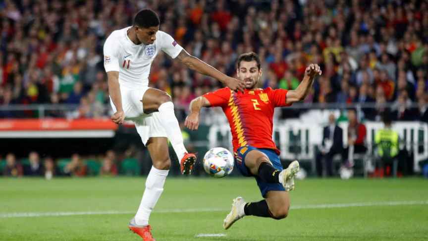 Rashford marca contra España