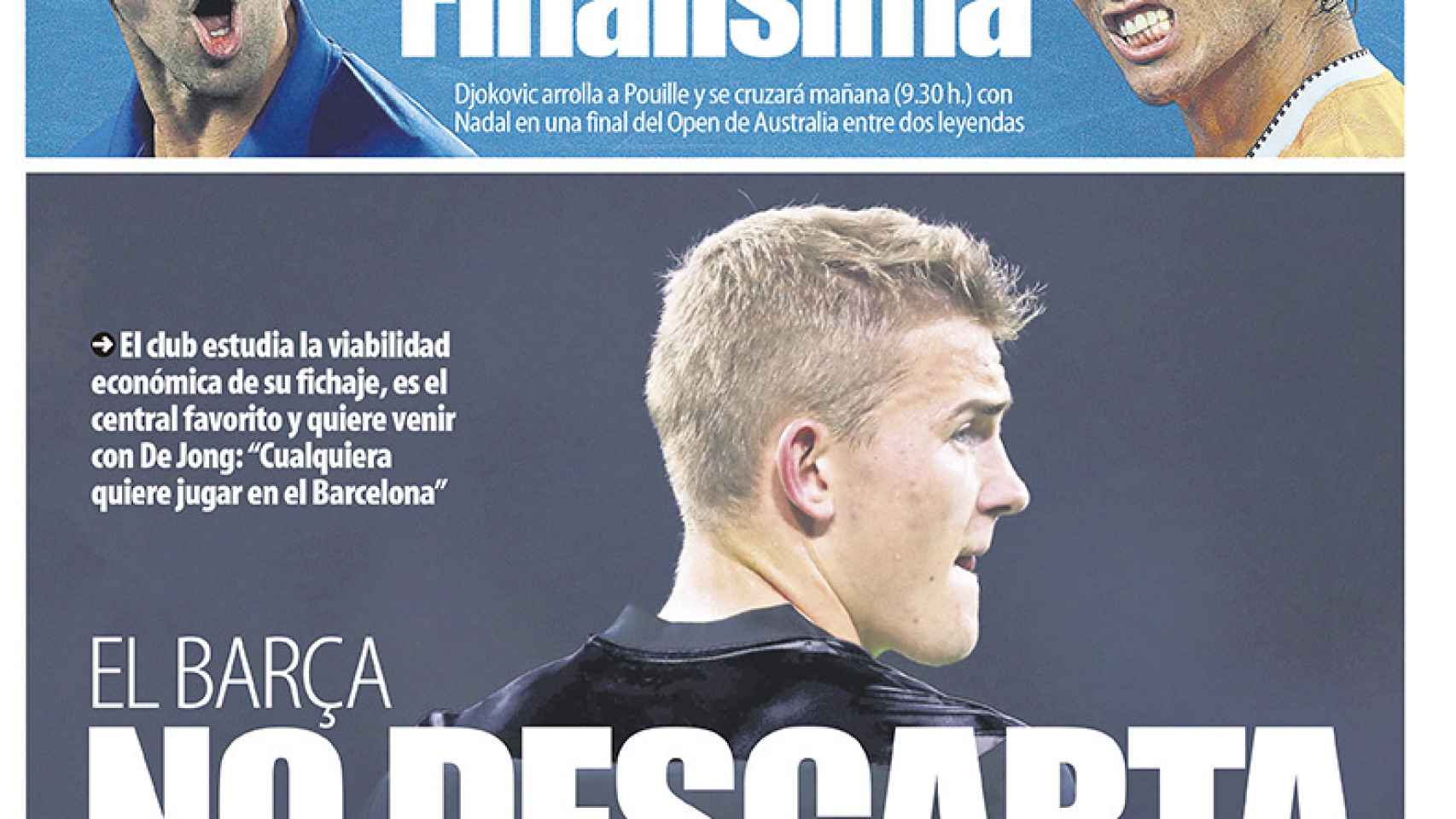 La portada del diario Mundo Deportivo (26/01/2019)1706 x 960