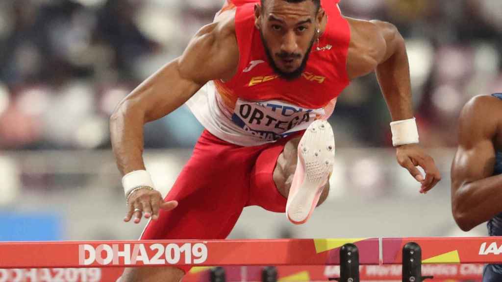 Orlando Ortega, en el Mundial de Atletismo 2019