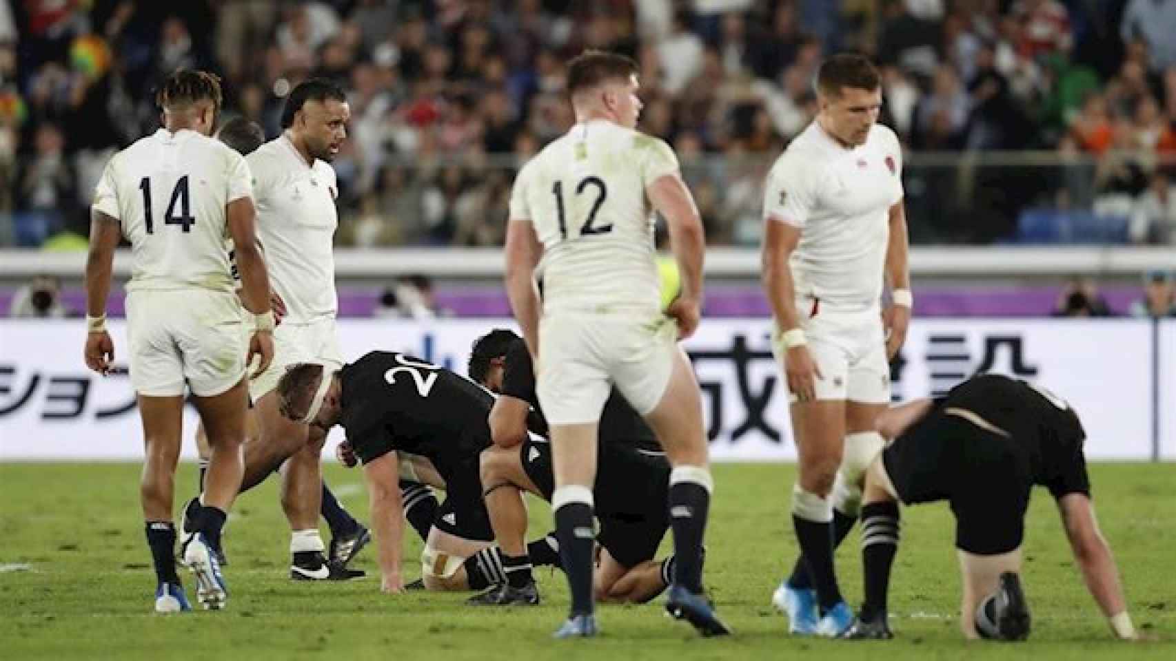 Los All Blacks perdieron ante Inglaterra en el Mundial de rugby